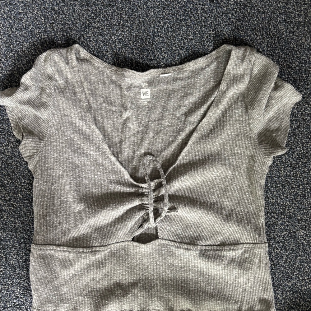 Gray Women's Top